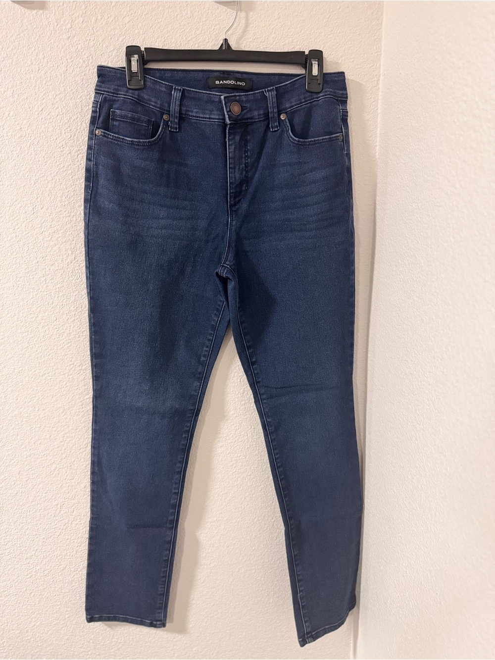 Bandolino Womens Navy Skinny Jeans